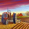 Tractor Countryside Paint By Numbers