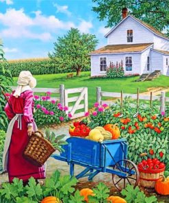 John Sloane Farmer Woman Paint By Numbers