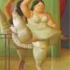 Fat Ballerina Ballet Paint By Numbers