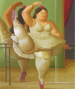 Fat Ballerina Ballet Paint By Numbers