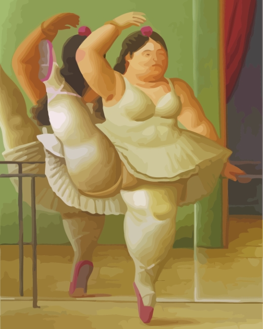 Finalizing Fat Ballerina Ballet artwork