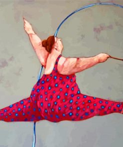 Fat Ballerina Dance Paint By Numbers