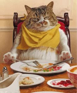 Chubby Cat Fun Paint By Numbers