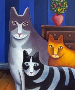 Chunky Cats Paint By Numbers