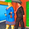 Botero-Inspired Couple Paint By Numbers