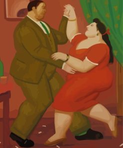 Botero Fat Couple Paint By Numbers