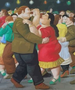 Botero Fat Couples Paint By Numbers