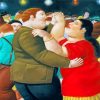 Botero Fat Dancers Paint By Numbers
