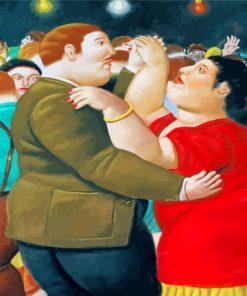 Botero Fat Dancers Paint By Numbers