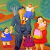 Botero-Inspired Family Paint By Numbers