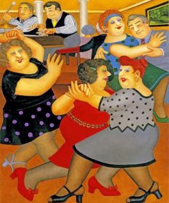 Botero-Inspired Fat Ladies Paint By Numbers