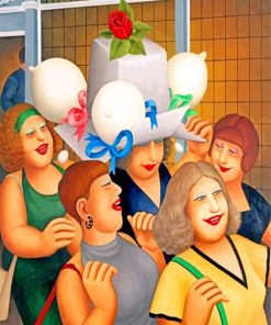 Botero Fat Ladies Party Paint By Numbers