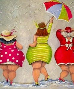 Fat Lady Besties Paint By Numbers