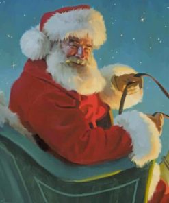Father Christmas Santa Paint By Numbers