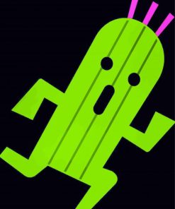 Final Fantasy XV Cactuar Adventure Paint By Numbers