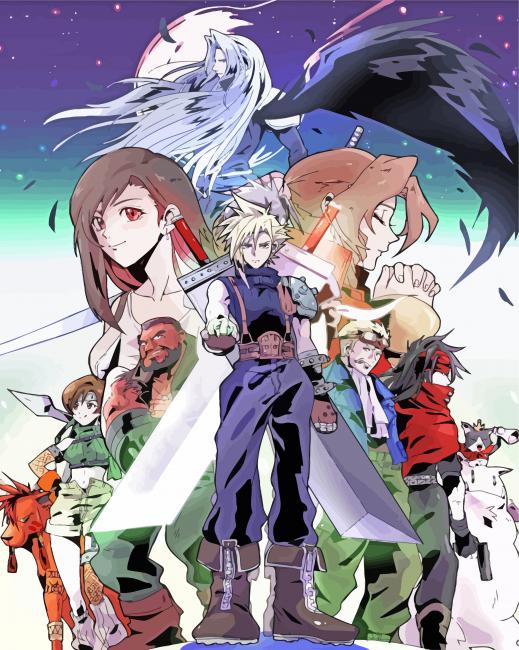 Finalizing the Final Fantasy VII Artwork