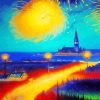 Colorful Fireworks Display Paint By Numbers