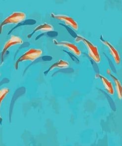 Orange Fish Paint By Numbers