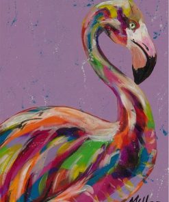 Flamingo Colorful Birds Paint By Numbers
