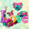 Love Flower Paint By Numbers