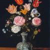 Jan Brueghel Flowers Vase Paint By Numbers