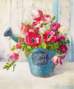 Floral Harmony Paint By Numbers