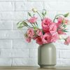 Pink Flower Vase Paint By Numbers