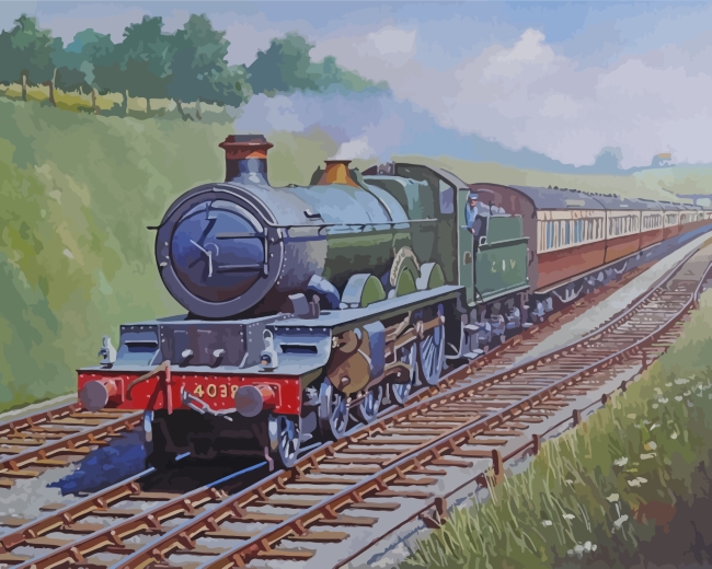 Complete the Steam Train Adventures Painting