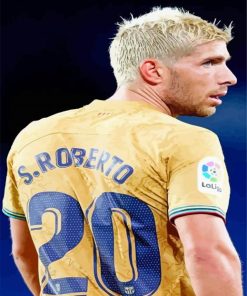 Spanish Footballer Sergi Roberto Paint By Numbers