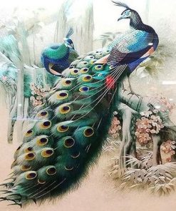 Vivid Peacock Paint By Numbers
