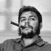 Che Guevara Black and White Paint By Numbers
