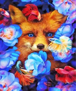 Red Fox Animal Art Paint By Numbers
