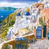 View from Santorini Greece Paint By Numbers
