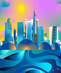 Frankfurt Cityscapes Paint By Numbers