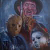 Freddy Krueger and Michael Myers Paint By Numbers
