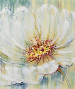 French White Rose Abstract Paint By Numbers