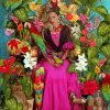 Frida Kahlo Flower-Inspired Paint By Numbers