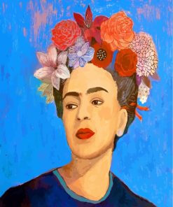 Frida Kahlo Floral Masterpiece Paint By Numbers