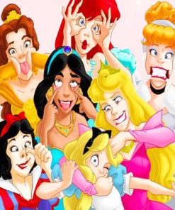 Disney Princesses Paint By Numbers for Girls