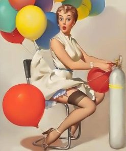 Funny Woman Aesthetic Paint By Numbers