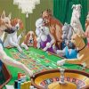 Gambling Dogs Poker Paint By Numbers