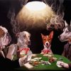 Gambling Dogs Poker Scene Paint By Numbers