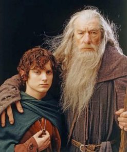 Gandalf and Frodo Epic Journey Paint By Numbers