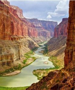 Mountain River Nature Paint By Numbers