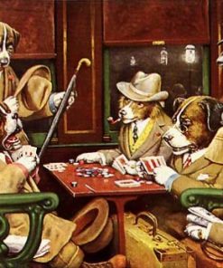 Gentlemen's Dog Art Paint By Numbers