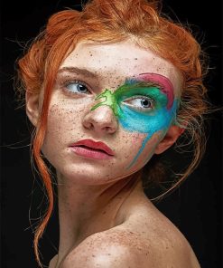 Ginger Beauty Woman Paint By Numbers