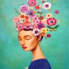 Woman in Full Bloom Paint By Numbers