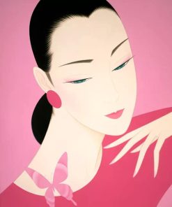 Pink Women Painting Kit Paint By Numbers