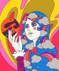 Girl Abstract Art Paint By Numbers