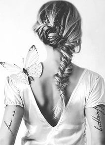 Black and White Girl People Paint By Numbers